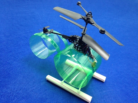 Membuat helikopter remot control dari bahan sampah plastik 