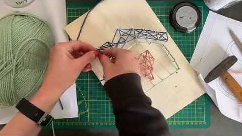 Instructie Spijkerweven - patroon slaan en weven