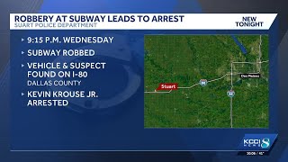 Arrest made after robbery at Stuart Subway restaurant