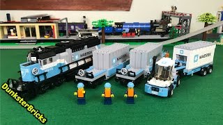 LEGO Maersk Train, set 10219 from 2011! Unboxing, Info, Footage, and GoPro Ride-Along!