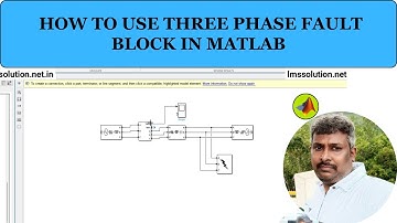 How to Use Three-Phase Fault Block in MATLAB | Three-Phase Fault Block in MATLAB | Fault Block