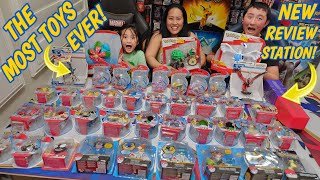 Opening the Most Pokemon Toys Ever! My Family Changed Our Review Station!