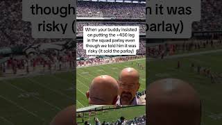 One friend always sells it 😭 #nflweek7 #nflmemes #bettingmemes #sportsbetting #nflbetting