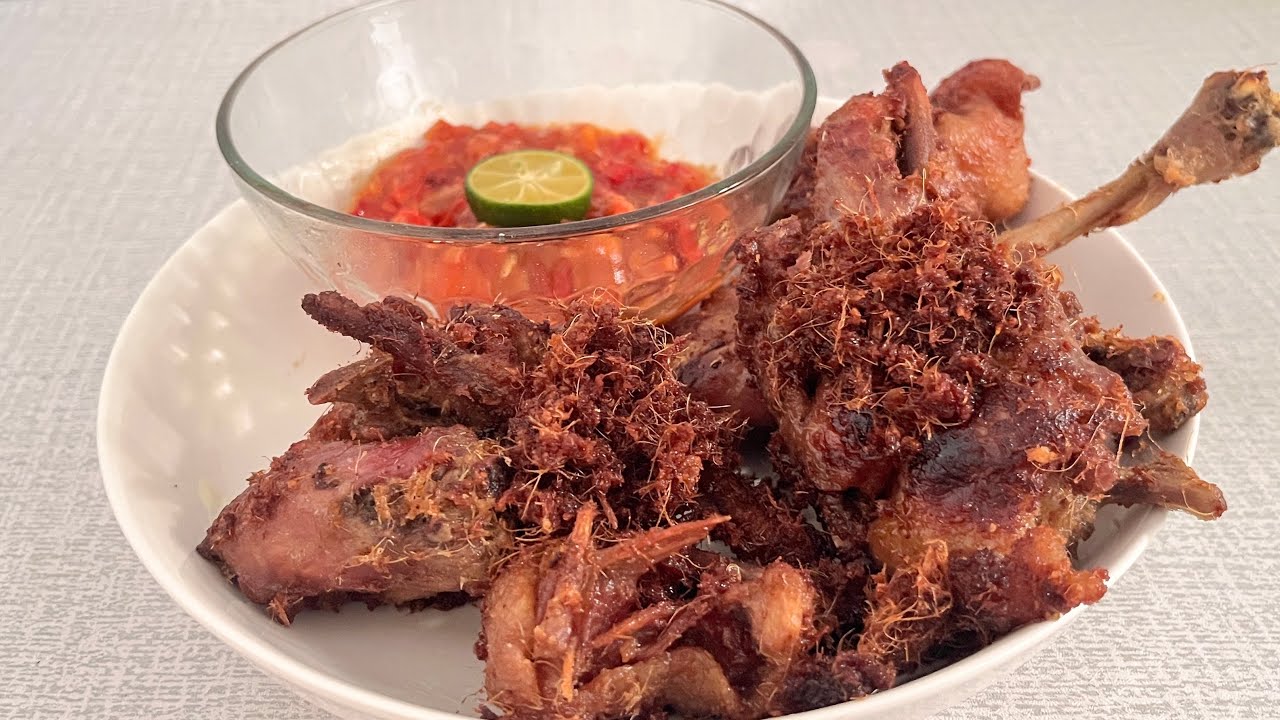Resep BEBEK GORENG SAMBAL TERASI, dijamin bikin habisin nasi