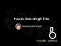 How to draw straight lines in coachbase