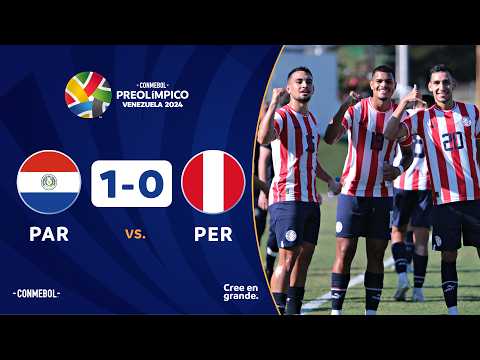 PARAGUAY vs. PERÚ [1-0] | RESUMEN | CONMEBOL PREOLÍMPICO | FASE PRELIMINAR