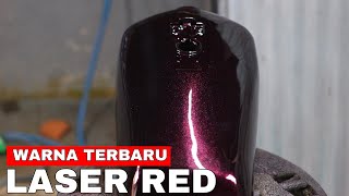 DILUAR DUGAAN !! LASER RED SEPERTI APA HASILNYA ?? REPAINT TANGKI RX KING | DITON PREMIUM