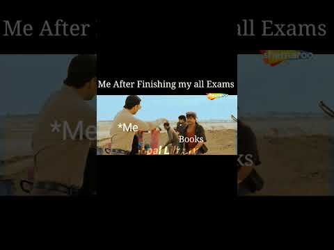 Me After Finishing My All Exams 😂🤣 #shorts #funny #meme #exam #schoolmemes #status  #examstatus