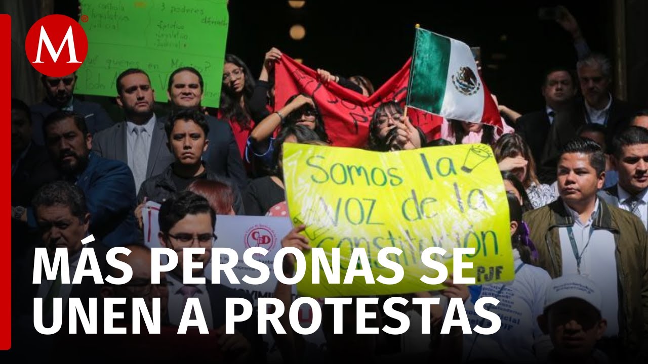 Manifestación contra reforma judicial ingresa a Suprema Corte tras dos ...