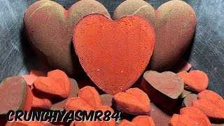 Red Gym Chalk Heart Crush | Sleep Aid | Oddly Satisfying | ASMR screenshot 5