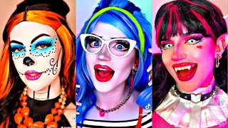 Monster High TikTok Makeup Compilation | Kind of Best of Doll Challenge (I&#39;m Not A Doll)