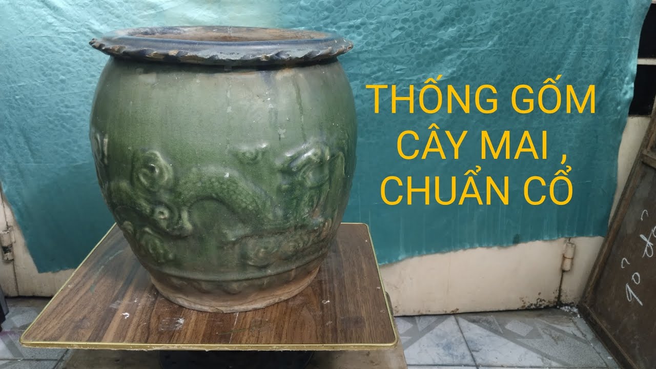 THỐNG GỐM CÂY MAI, CHUẨN CỔ, ĐẸP LÀNH TỐI NGÀY 3/3/2026(0977839132)