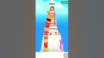 Pancake Run level 79 Gameplay Android,iOS New game #pancakerun #gameplay #shorts