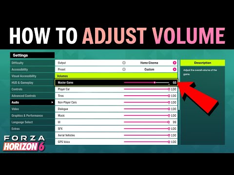 How to Adjust Volume in Forza Horizon 6