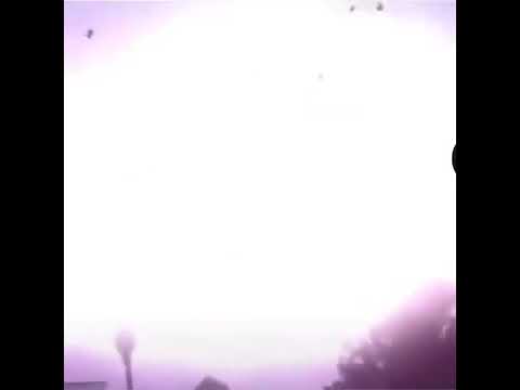 The view of sun exploding from Earth