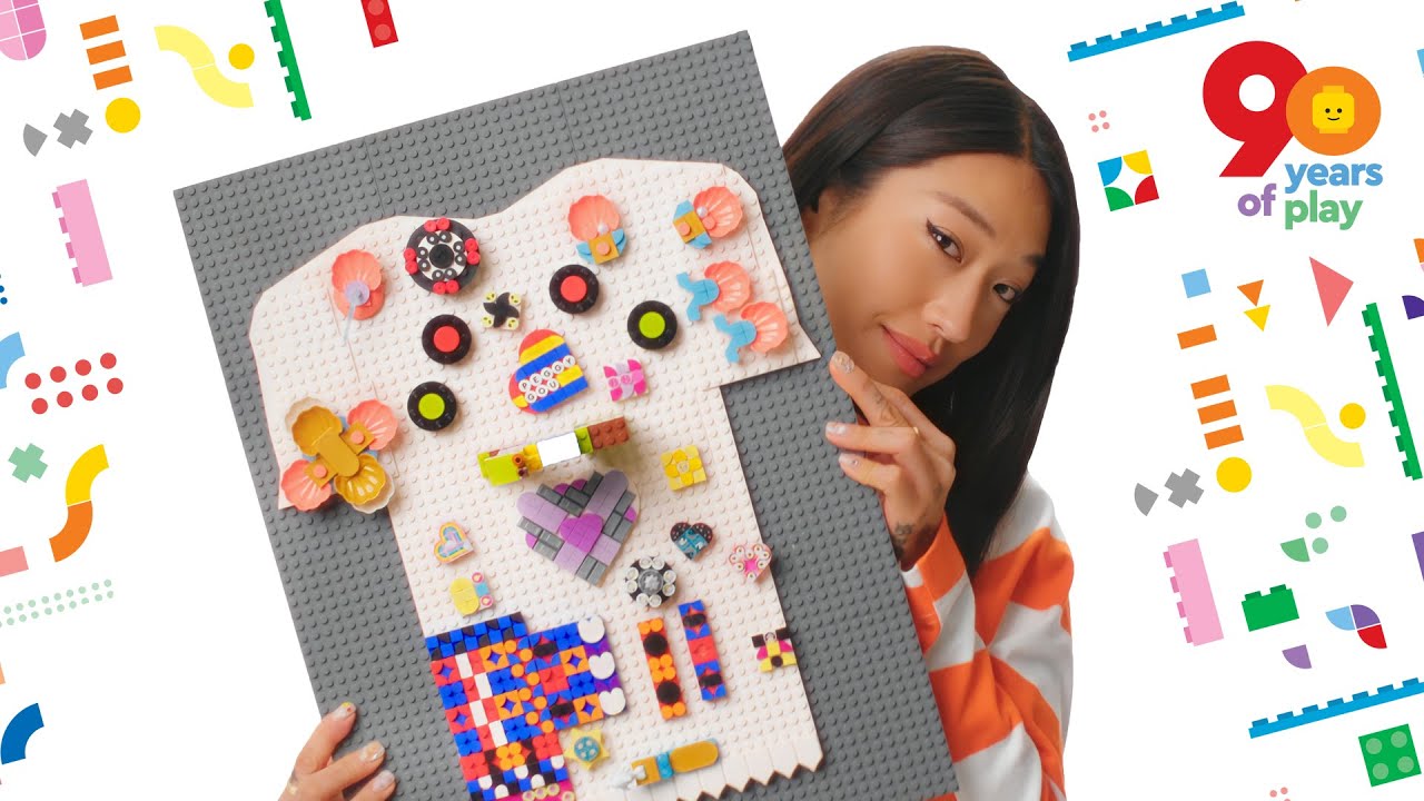Peggy Gou builds an amazing LEGO t-shirt | 90 Second LEGO Challenge