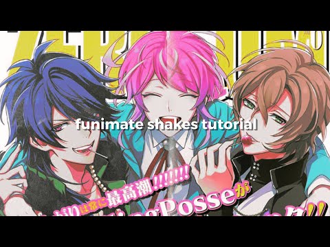 funimate shakes tutorial + qr codes