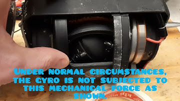 Gyroscope gimbal lock demonstration.