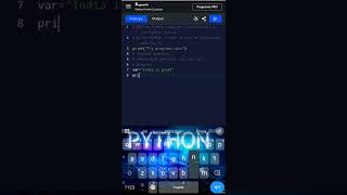 membership operator! Python