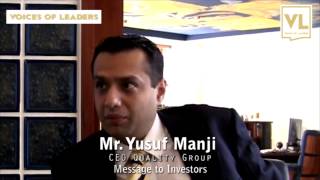 Top executive: Yusuf Manji, CEO, Quality Group Limited, Tanzania