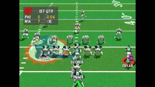 Jimmy Johnsons Vr Football 98  ps1 Gameplay
