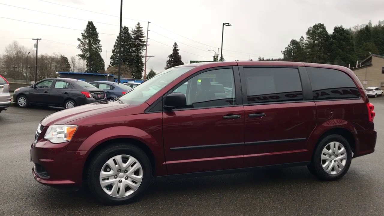 2016 Dodge Grand Caravan SE for sale in Kitsap County WA YouTube