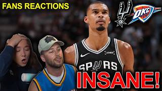 NBA fans reaction to Spurs beating the OKC Thunder 😭 GAME 6
