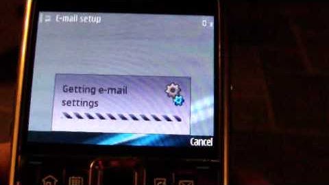 Straight Talk Nokia E71 How To Add an Email Account