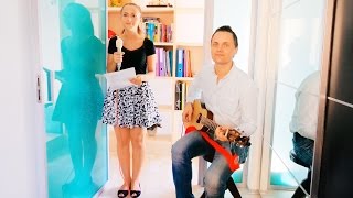 Sia - Chandelier acoustic cover by Lidia & Dmitry [Live]