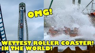 WETTEST Roller Coaster In The World!! Speed Water Coaster 4K POV - Energylandia Poland
