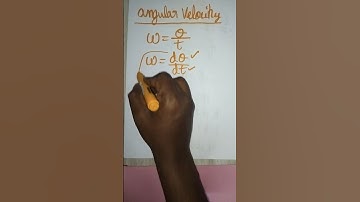 Angular velocity