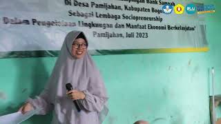 Pengabdian Kepada Masyarakat Video Dokumenter Bank Sampah di Desa Pamijahan, Bogor, Indonesia