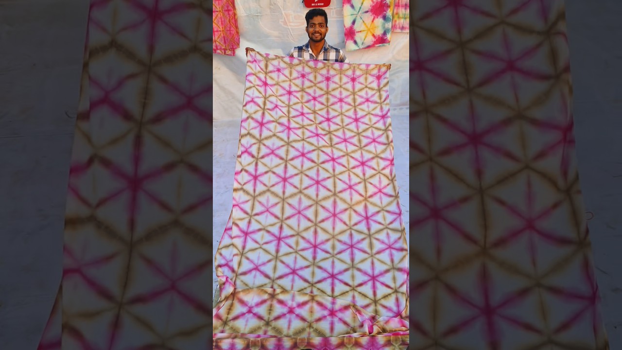 Random WILD Pleats: Unique Tie-Dye Every Time! Sarees 