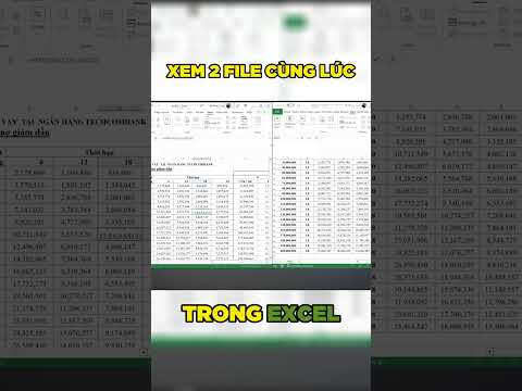 [Thủ thuật Excel] Cách xem 2 file dữ liệu Excel cùng lúc của người chuyên nghiệp! #Shorts 2023 Mới