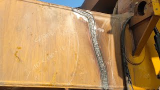 welding crack chassis frame hd 777