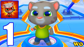 Talking Tom Hero Dash | Boss Battle - Super Tom | Gameplay Walktrough Part 1