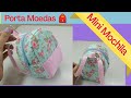 MOCHILA PORTA MOEDAS - MINI MOCHILA