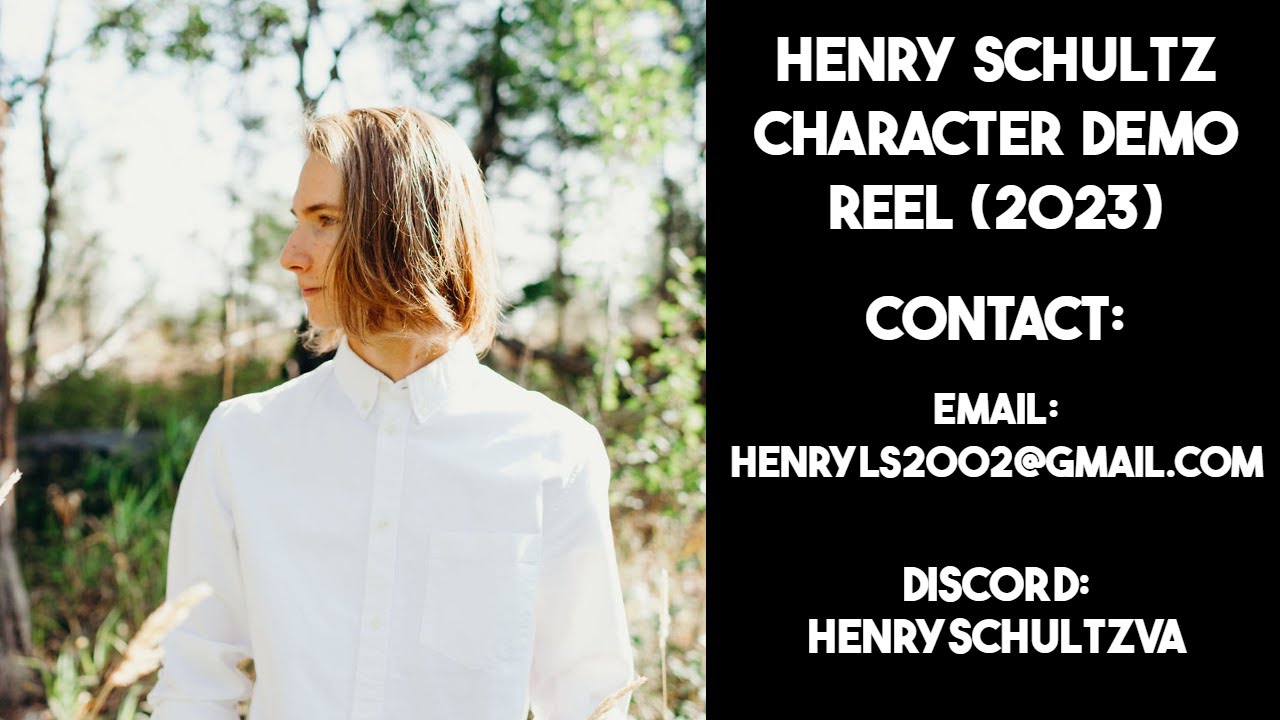 Henry Schultz - Voice Reel/Demo (2023) (Character)