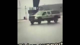 Liberal Has Breakdown seeing American Flag