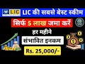 LIC की शानदार स्कीम।"LIC स्कीम में 5 लाख का निवेश, जानें संभावित रिटर्न और फायदे" ।Finance Minds।
