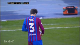 Gerard Piqué vs Real Madrid Super Cup 21-22