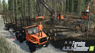 I Built a LOGGING SHOP That Prints MONEY 💰 | FS25 Mega Base