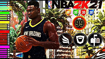ZION BUILD IN NBA 2K21 UNLOCKS EVERY TAKEOVER | POST SCORING TAKEOVER