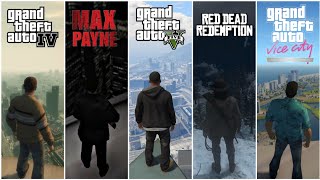 Jumping from Highest Points in 10 Rockstar Games (2001-2025)