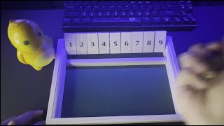😴Soft Spoken ASMR | Shut the Box Dice Game🎲 screenshot 5
