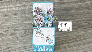 Easy ..Pop up Box card … Craftaddictionuk .. Coupon code.. Susan 5 