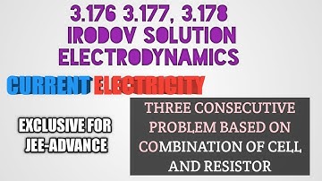 3.176, 3.177, 3.178 Irodov solution Electrodynamics
