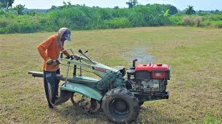 YANMAR Rotary Hand Tiller Two Wheel Diesel Powered Walking Tractor Ripping Dirt