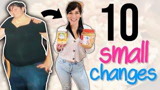 10 Simple Food Swaps to Save You 700 Calories Per Day (How I Lost 130 Pounds without trying)