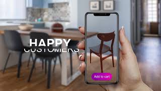 Turn 1000+ images into Augmented Reality models in just a few clicks with ThreedyAI!